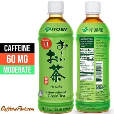 how much caffeine in oi ocha green tea? The health benefits of this beverage extend beyond its caffeine content.